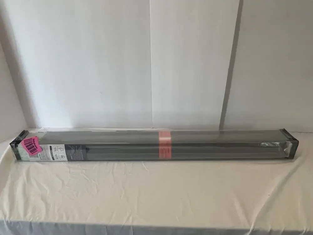 AOSKY Cordless Zebra Blinds 33”W x 72”H Black Dual Layer Roller Window Shade